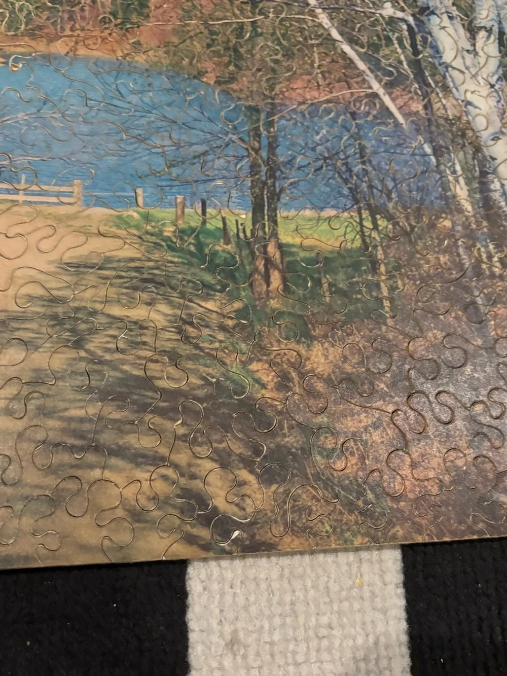 Vintage Northwoods Workshop Wood Puzzle #339 Old Landmark 304 pc Minocqua WI